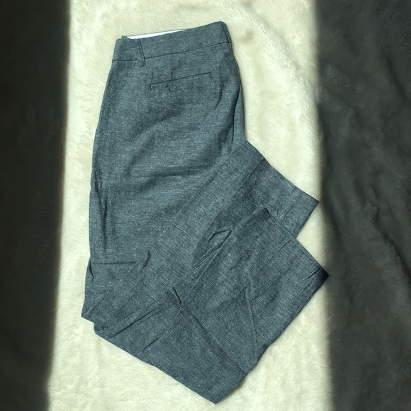 J. Crew Pants - J.Crew chambray cropped pants